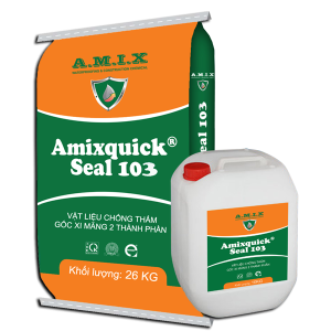 Amixquick seal 103 - Vữa chống thấm gốc polymer cải tiến, 2 thành phần