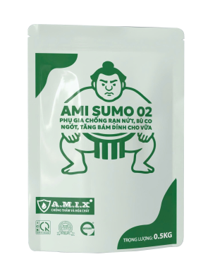 Ami Sumo 02 – Phụ gia chống rạn nứt, bù co ngót, tăng bám dính cho vữa