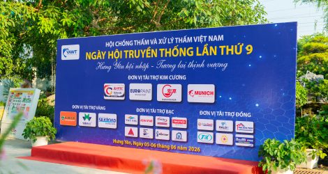 Amix gửi Chúc Mừng Đến Ngày Hội Truyền Thống Ngành Chống Thấm Lần Thứ 9