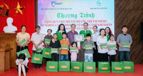 Amix tham gia hoạt động thiện nguyện cùng hội chống thấm và xử lý thấm Việt Nam